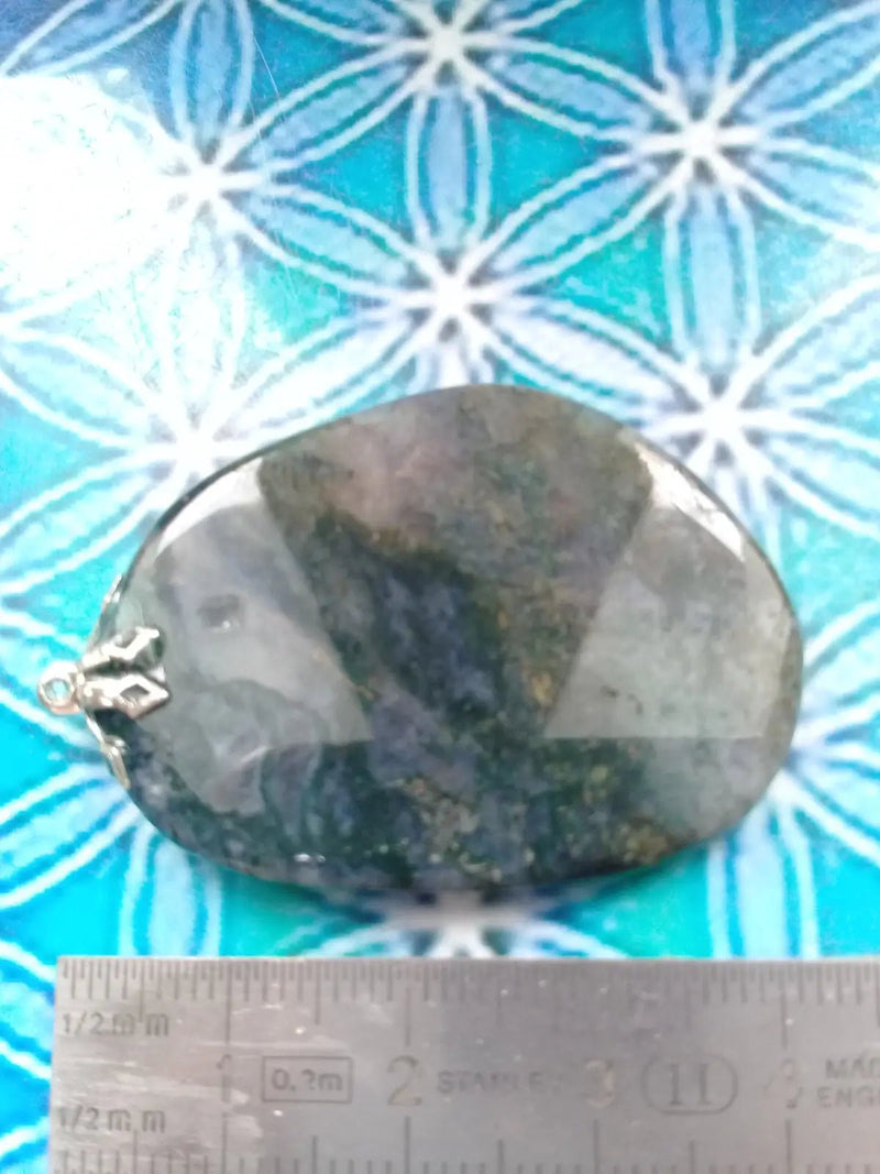 Load image into Gallery viewer, Agate mousse pendentif Grade A ++++ Agate mousse pendentif
