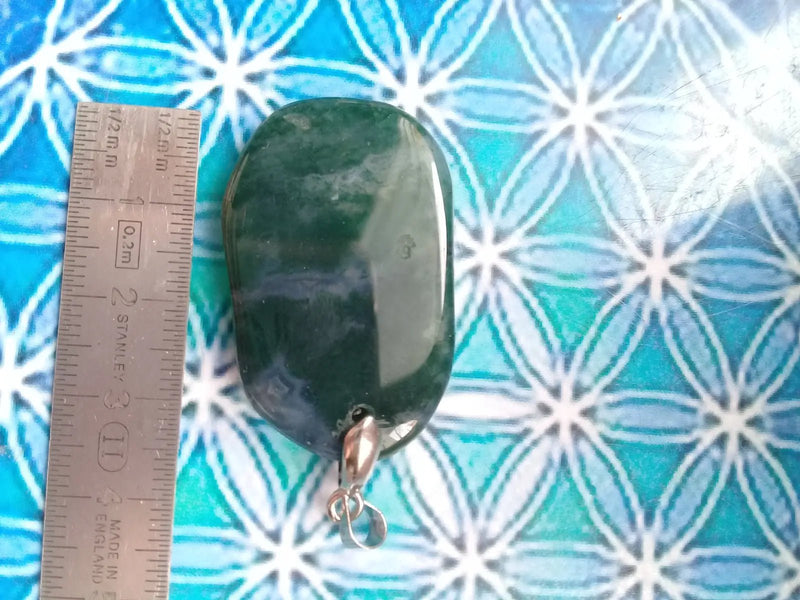 Load image into Gallery viewer, Agate mousse pendentif Grade A ++++ Agate mousse pendentif
