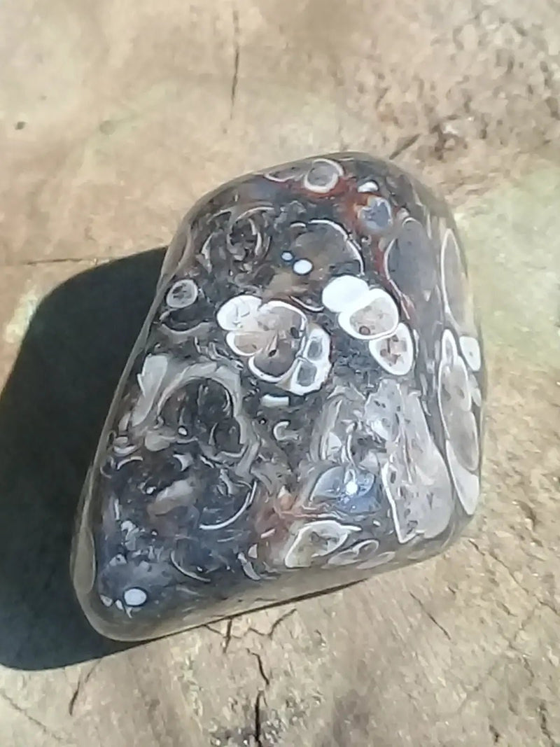 Chargez l&#39;image dans la visionneuse de la galerie, Agate Turitelle d’Urtuguay pierre roulée Grade A++++ Agate Turitelle pierre roulée
