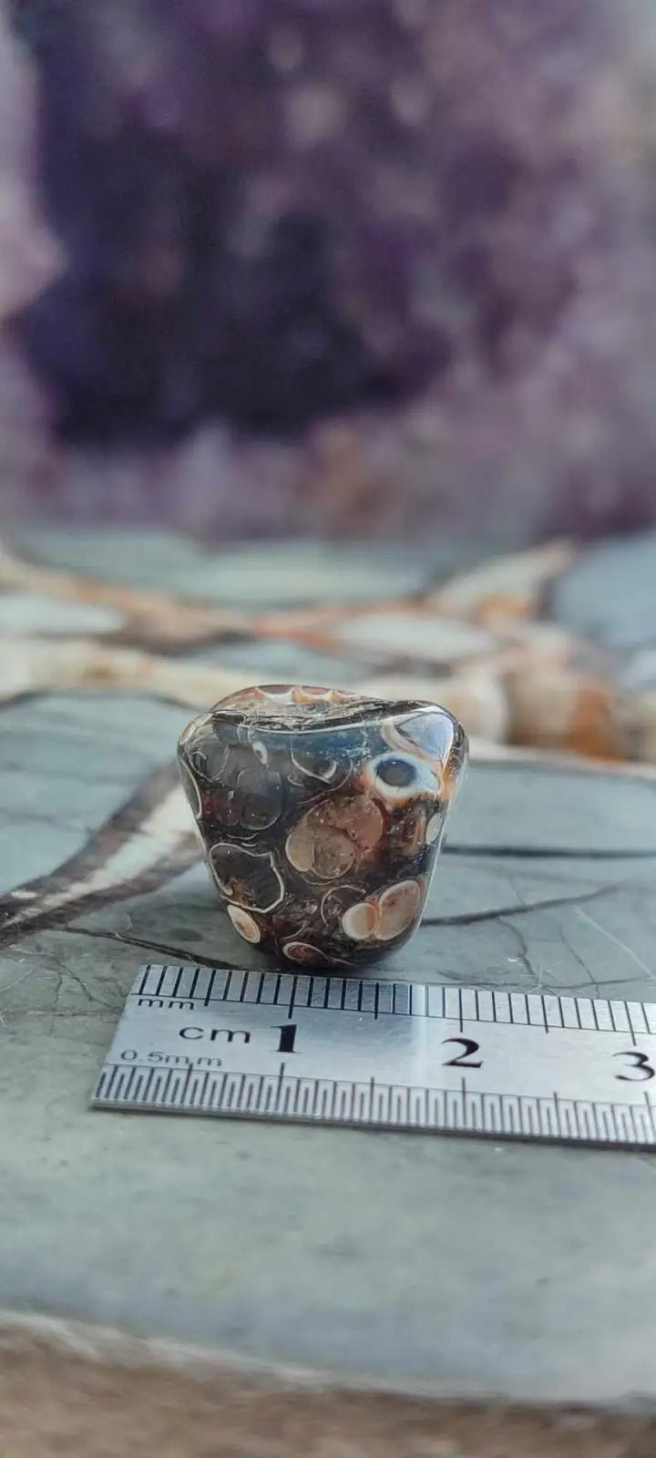 Chargez l&#39;image dans la visionneuse de la galerie, Agate Turitelle d’Urtuguay pierre roulée Grade A++++ Agate Turitelle pierre roulée
