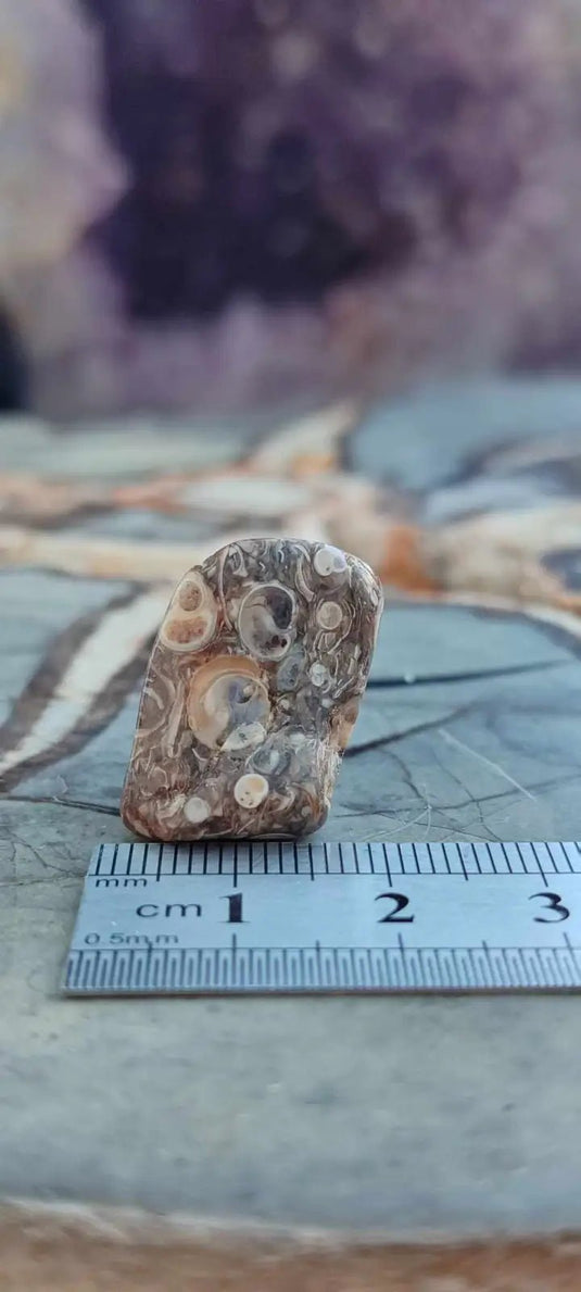 Agate Turitelle d’Uruguay pierre roulée Grade A++++ Agate Turitelle pierre roulée