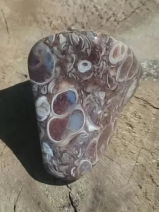 Agate Turitelle d’Uruguay pierre roulée Grade A++++ Agate Turitelle pierre roulée