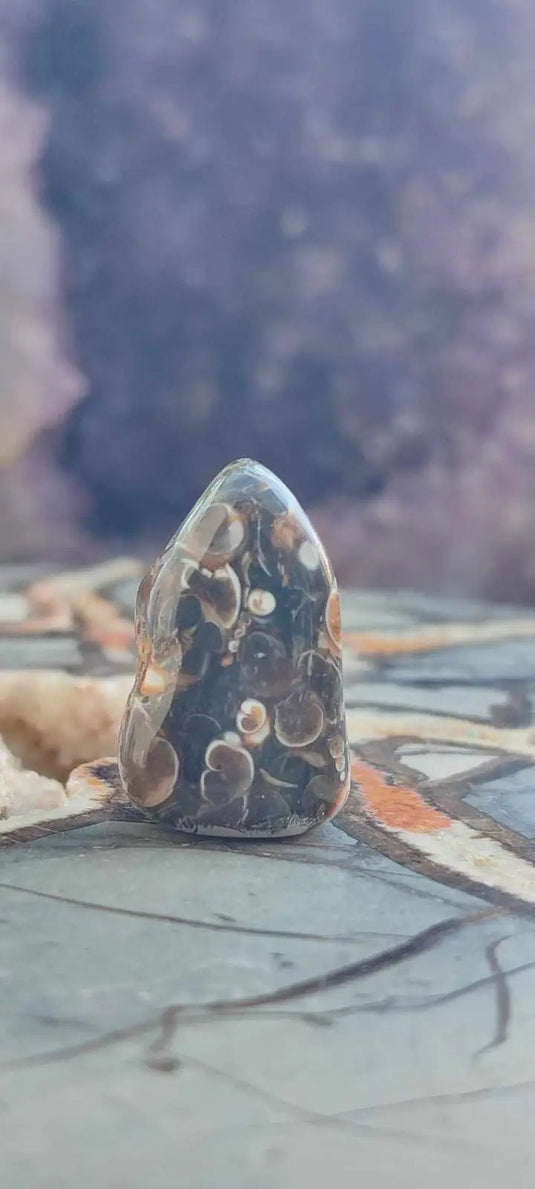 Agate Turitelle d’Uruguay pierre roulée Grade A++++ Agate Turitelle pierre roulée