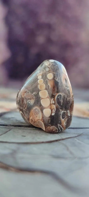 Agate Turitelle d’Uruguay pierre roulée Grade A++++ Agate Turitelle pierre roulée