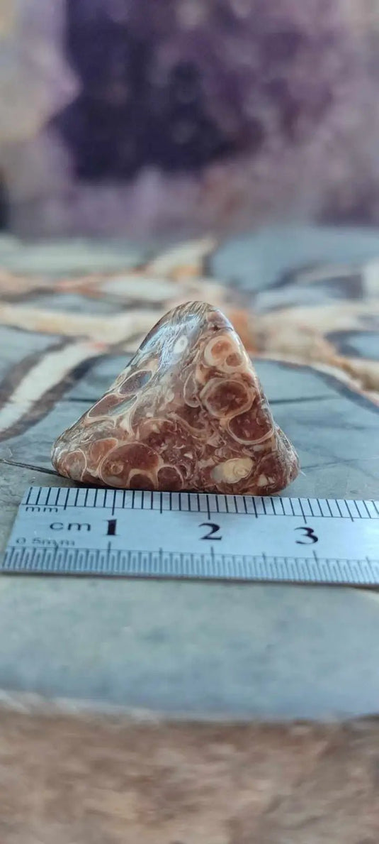 Agate Turitelle d’Uruguay pierre roulée Grade A++++ Agate Turitelle pierre roulée