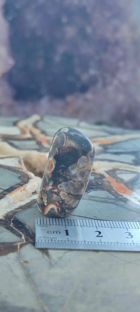 Agate Turitelle d’Uruguay pierre roulée Grade A++++ Agate Turitelle pierre roulée