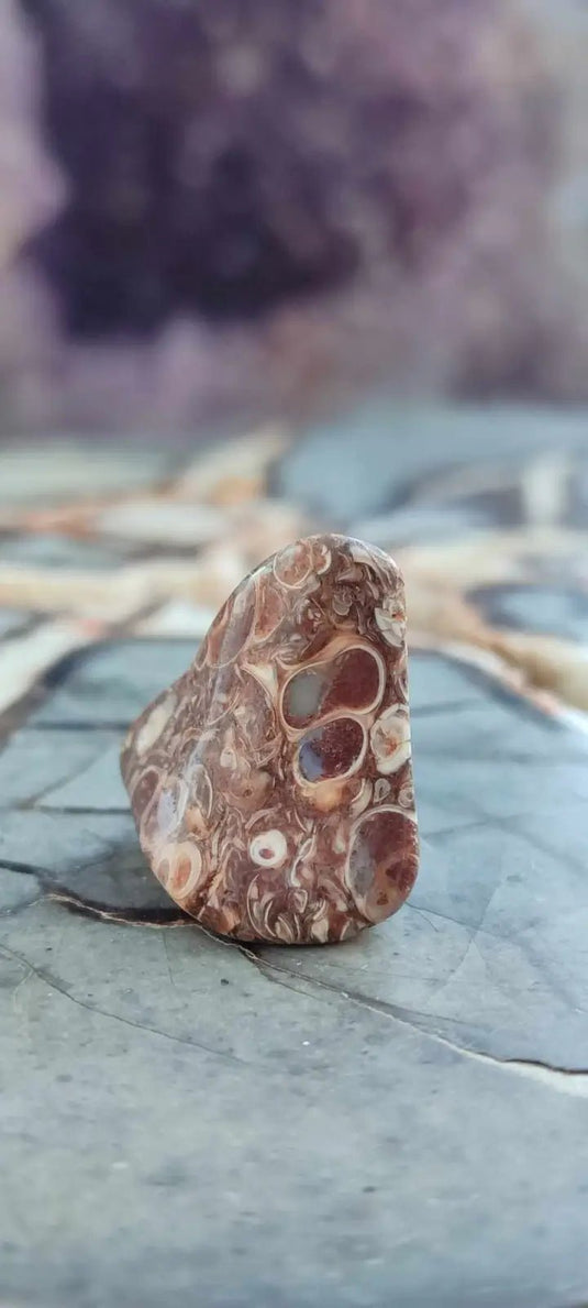 Agate Turitelle d’Uruguay pierre roulée Grade A++++ Agate Turitelle pierre roulée