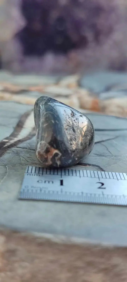 Agate Turitelle d’Uruguay pierre roulée Grade A++++ Agate Turitelle pierre roulée