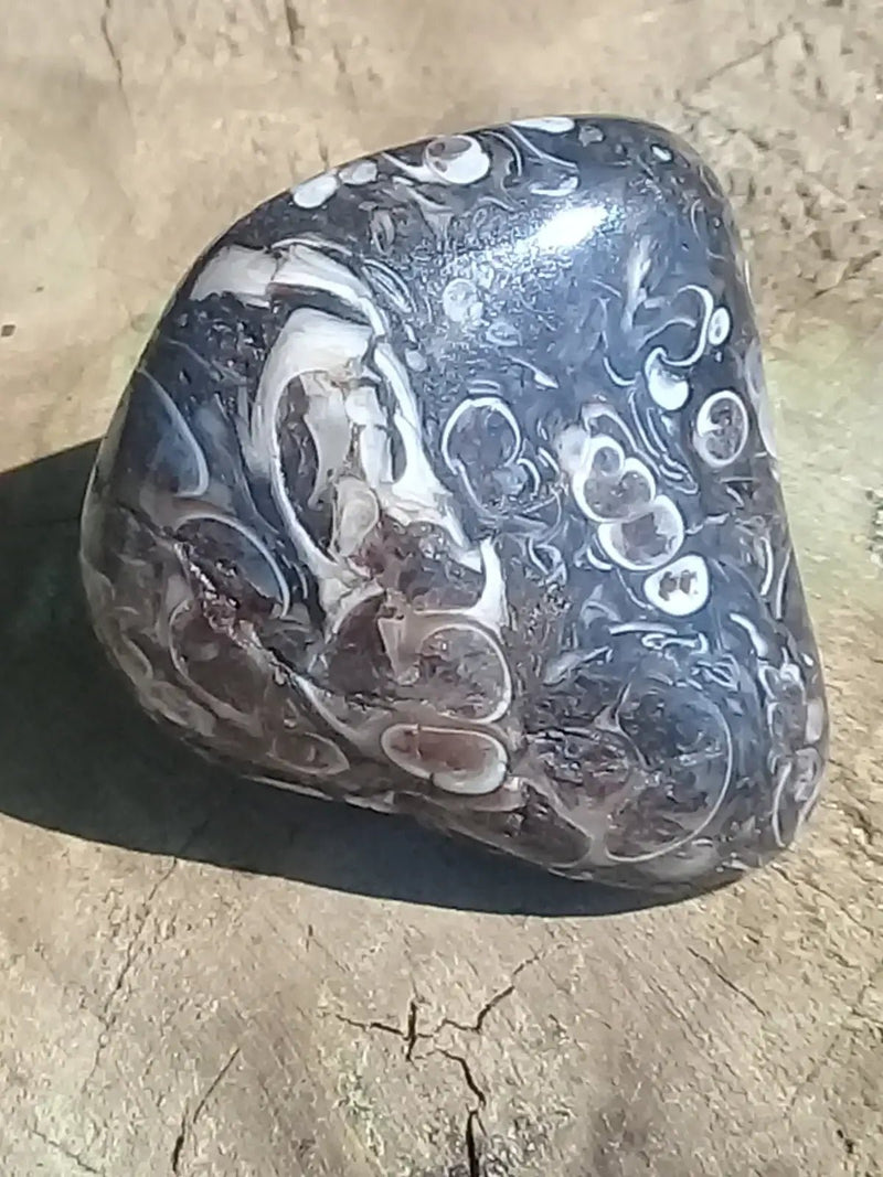 Chargez l&#39;image dans la visionneuse de la galerie, Agate Turitelle d’Uruguay pierre roulée Grade A++++ Agate Turitelle pierre roulée
