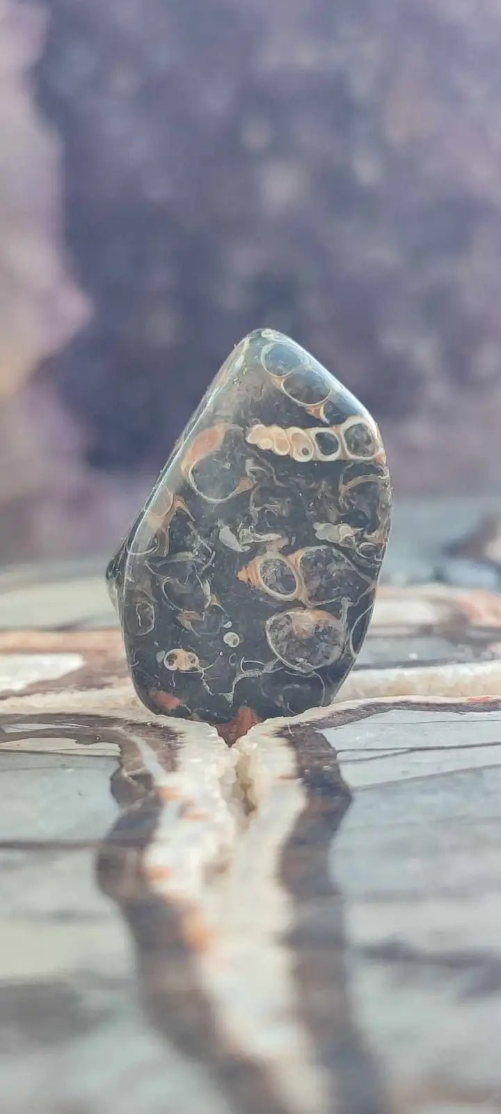 Chargez l&#39;image dans la visionneuse de la galerie, Agate Turitelle d’Uruguay pierre roulée Grade A++++ Agate Turitelle pierre roulée
