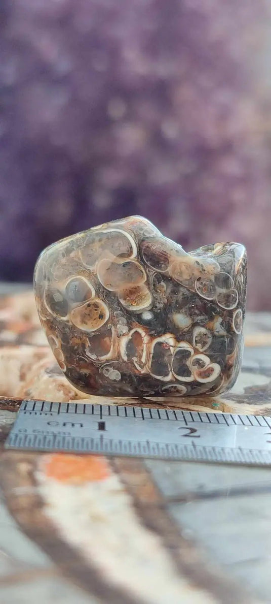 Agate Turitelle d’Uruguay pierre roulée Grade A++++ Agate Turitelle pierre roulée