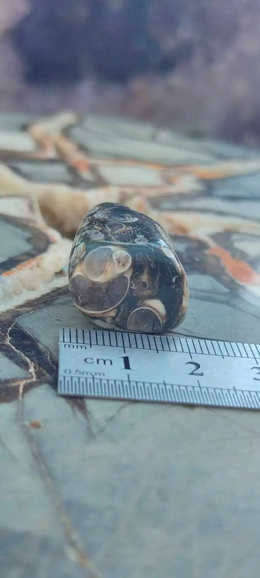 Agate Turitelle d’Uruguay pierre roulée Grade A++++ Agate Turitelle pierre roulée