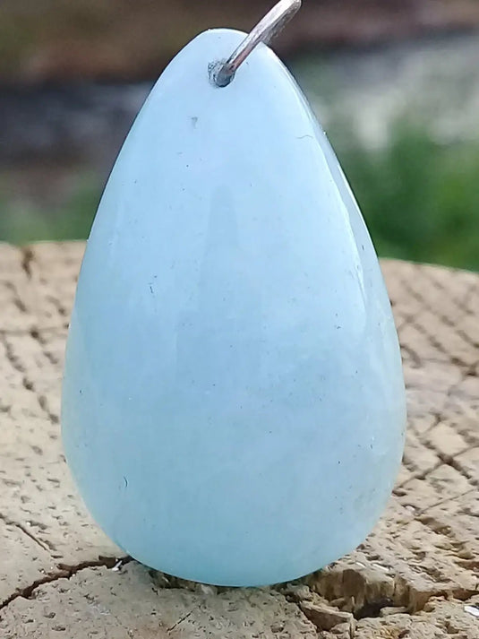 Aigue marine pendentif Grade A ++++(Fourni avec cordon) Aigue-Marine pendentif