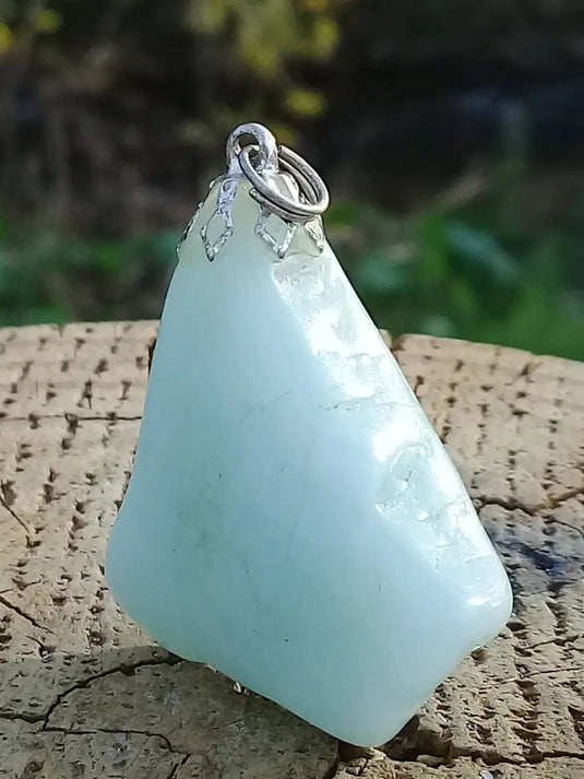 Aigue-Marine pendentif Grade A +++ (Fourni avec cordon) Aigue-Marine pendentif