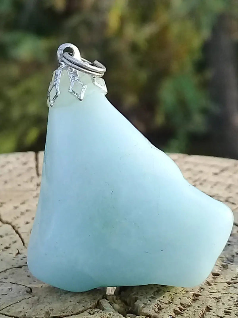 Chargez l&#39;image dans la visionneuse de la galerie, Aigue-Marine pendentif Grade A +++ (Fourni avec cordon) Aigue-Marine pendentif
