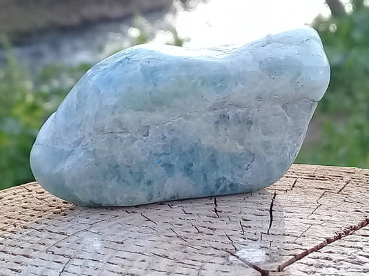 Aigue marine pierre roulée Grade A ++++ Aigue marine pierre roulée