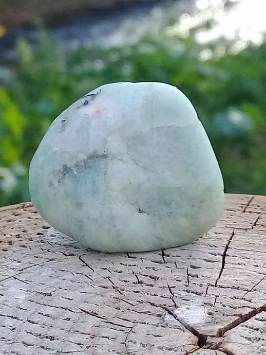 Aigue marine pierre roulée Grade A ++++ Aigue-Marine pierre roulée