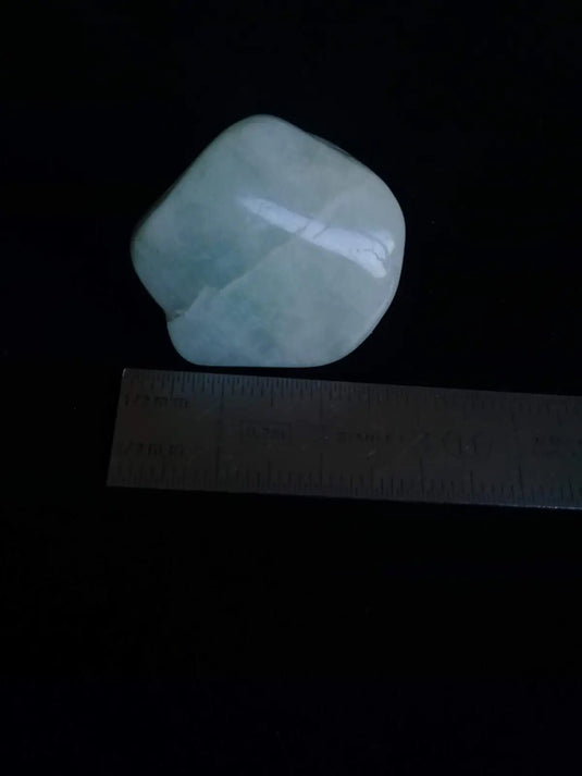 Aigue marine pierre roulée Grade A ++++ Aigue-Marine pierre roulée