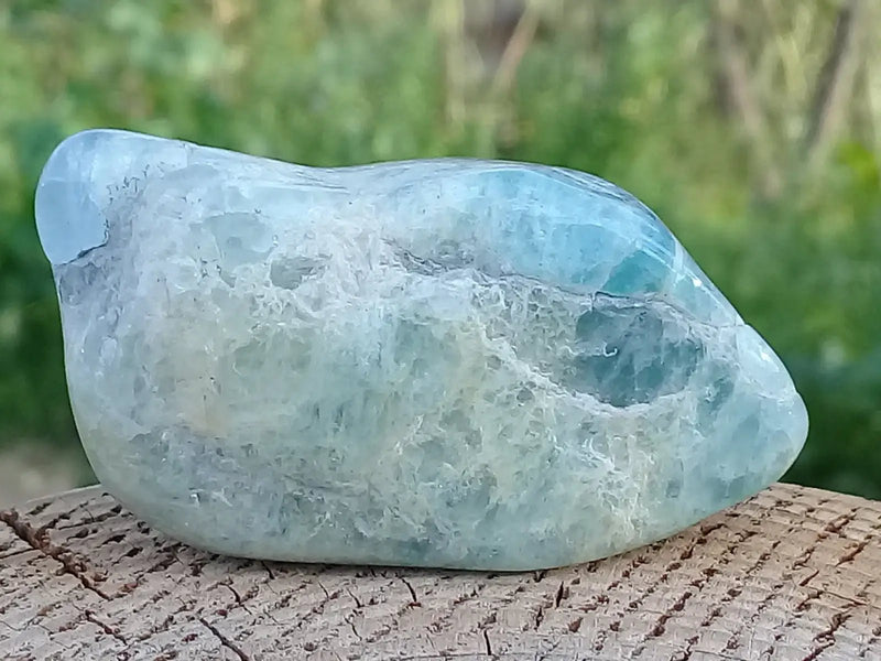 Chargez l&#39;image dans la visionneuse de la galerie, Aigue marine pierre roulée Grade A ++++ Aigue marine pierre roulée
