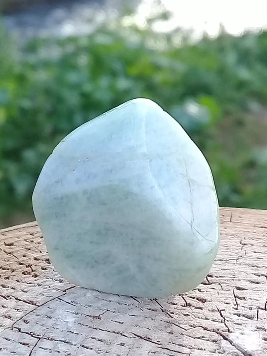 Aigue marine pierre roulée Grade A ++++ Aigue-Marine pierre roulée