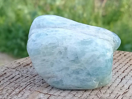 Aigue marine pierre roulée Grade A ++++ Aigue-Marine pierre roulée