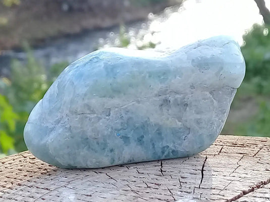 Aigue marine pierre roulée Grade A ++++ Aigue marine pierre roulée