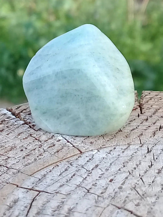 Aigue marine pierre roulée Grade A ++++ Aigue-Marine pierre roulée