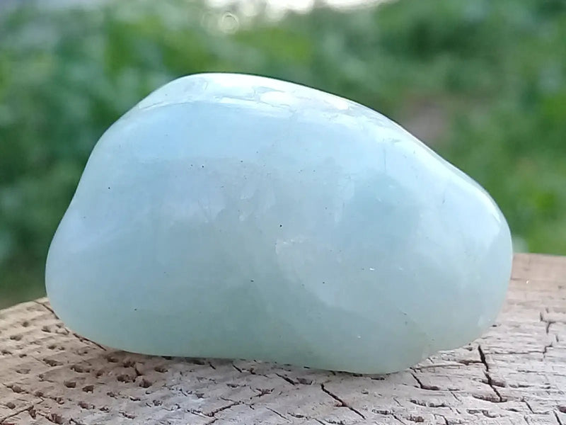 Load image into Gallery viewer, Aigue-Marine pierre roulée Grade A +++ Aigue-Marine pierre roulée
