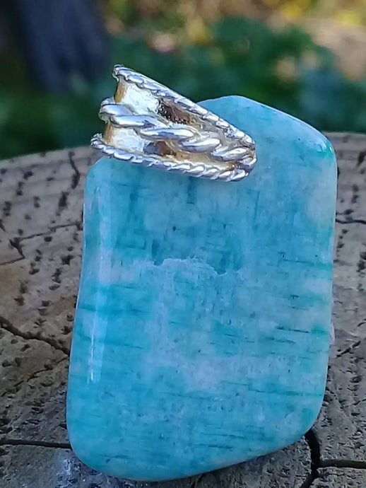 Amazonite du Brésil pendentif Grade A++++ Fourni avec son cordon Amazonite du Brésil pendentif