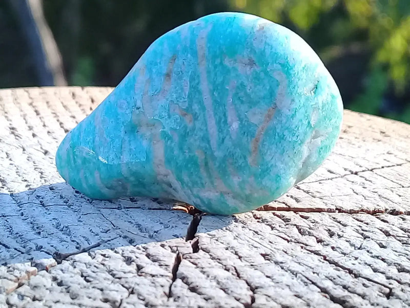 Load image into Gallery viewer, Amazonite du Brésil pierre roulée Grade A++++ Amazonite du Brésil pierre roulée
