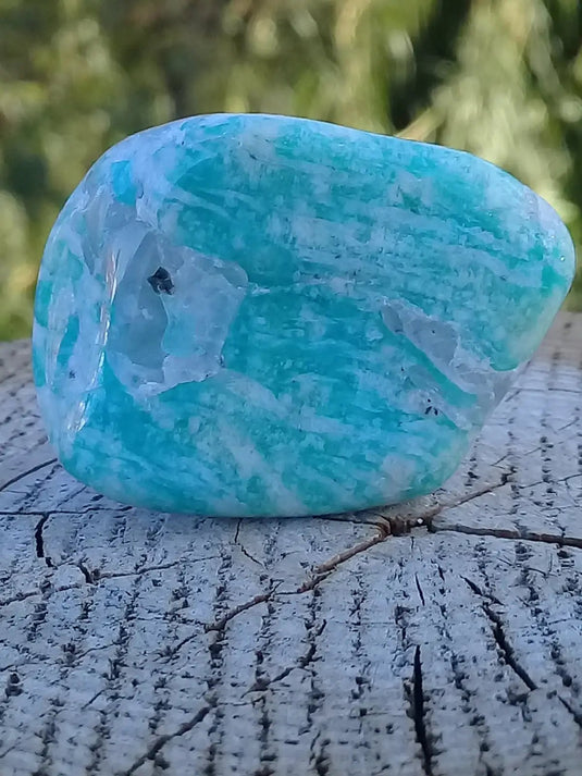 Amazonite du Canada pierre roulée Grade A++++ Amazonite du Canada pierre roulée