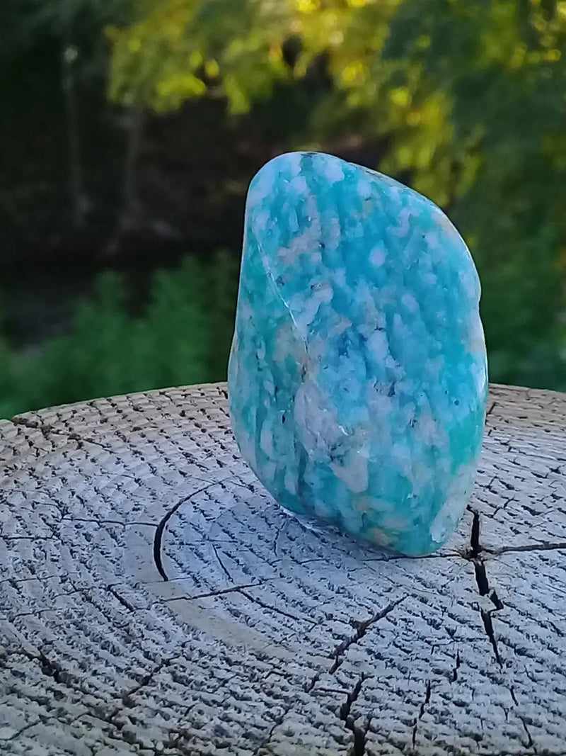 Chargez l'image dans la visionneuse de la galerie, Amazonite du Canada pierre roulée Grade A++++ Amazonite du Canada pierre roulée
