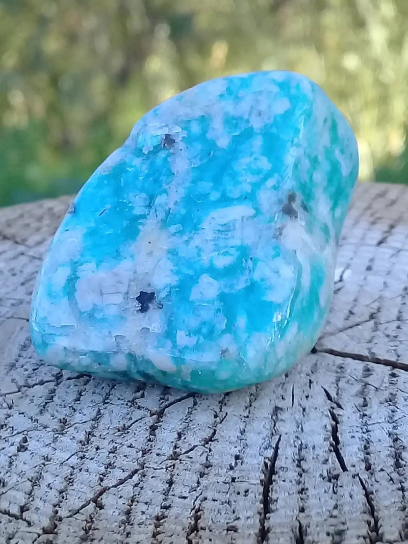 Chargez l'image dans la visionneuse de la galerie, Amazonite du Canada pierre roulée Grade A++++ Amazonite du Canada pierre roulée
