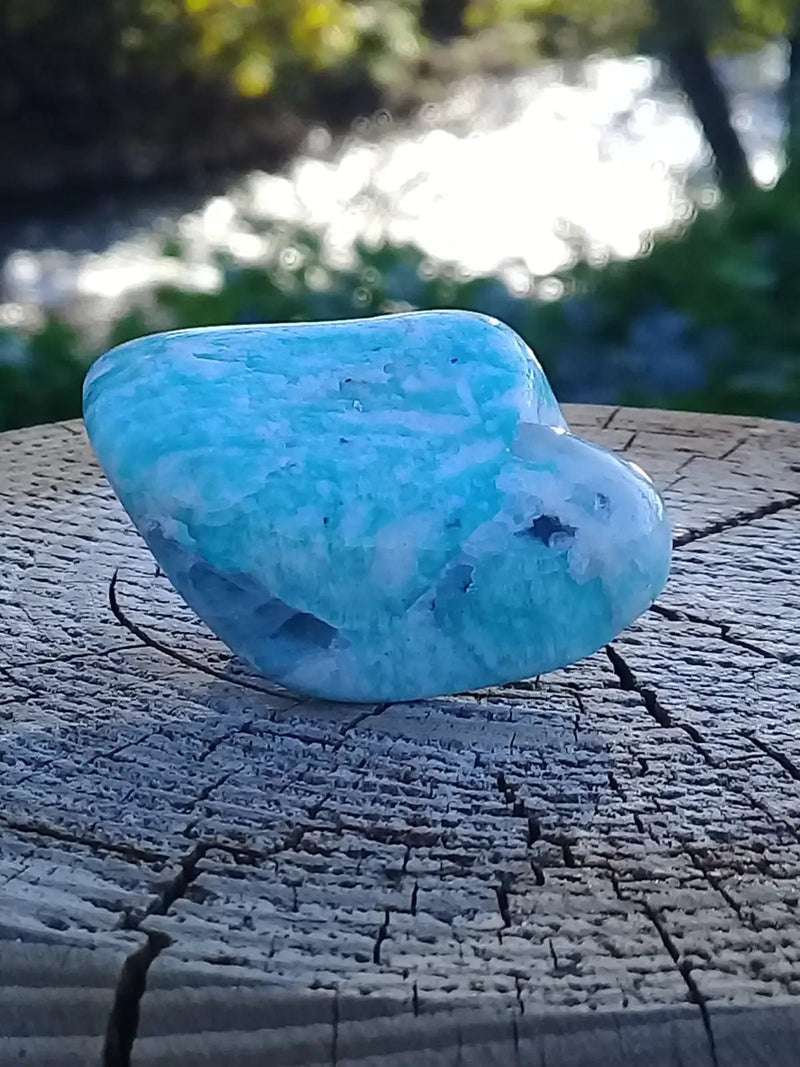 Chargez l'image dans la visionneuse de la galerie, Amazonite du Canada pierre roulée Grade A++++ Amazonite du Canada pierre roulée
