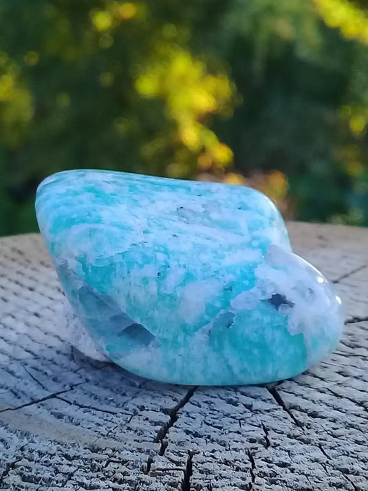 Amazonite du Canada pierre roulée Grade A++++ Amazonite du Canada pierre roulée