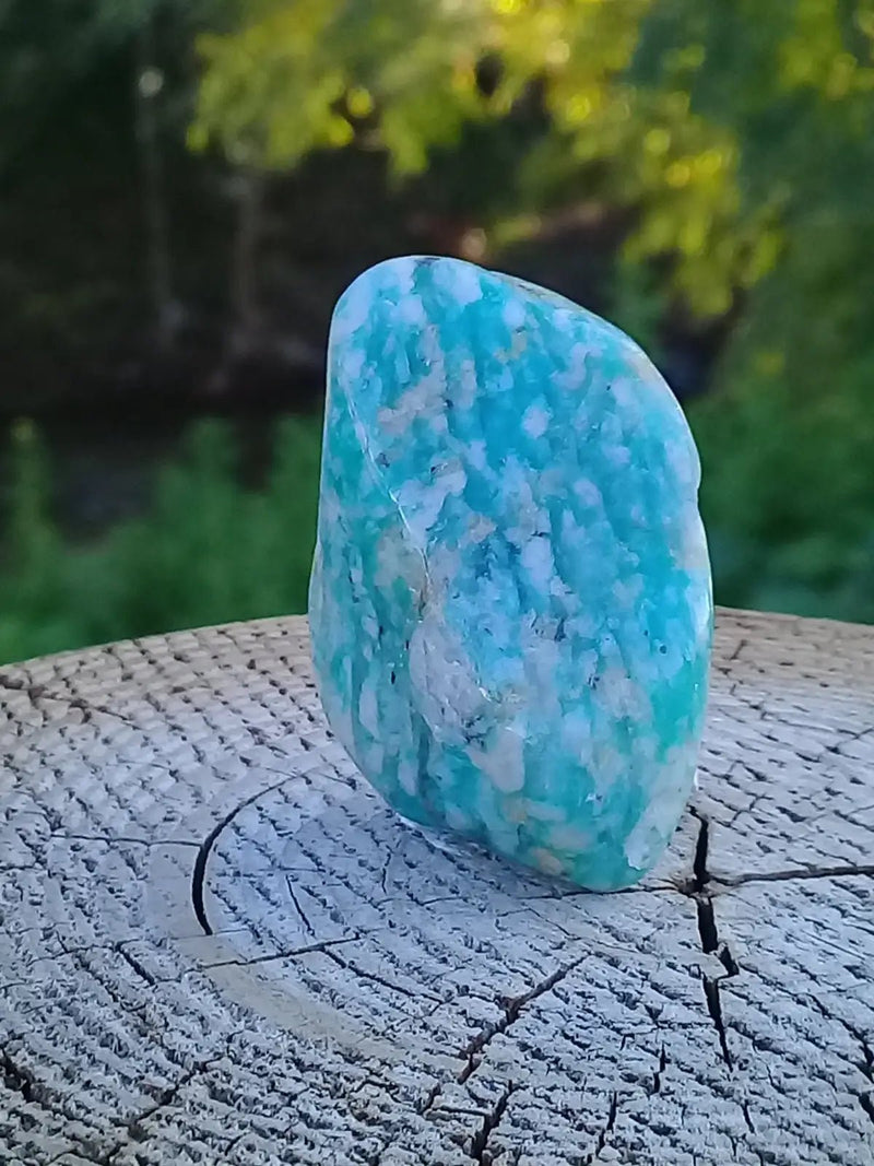 Chargez l'image dans la visionneuse de la galerie, Amazonite du Canada pierre roulée Grade A++++ Amazonite du Canada pierre roulée
