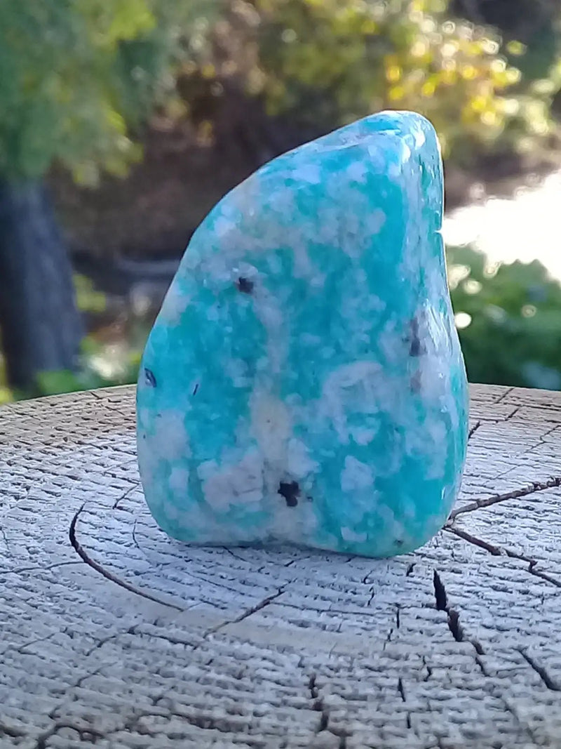 Chargez l'image dans la visionneuse de la galerie, Amazonite du Canada pierre roulée Grade A++++ Amazonite du Canada pierre roulée
