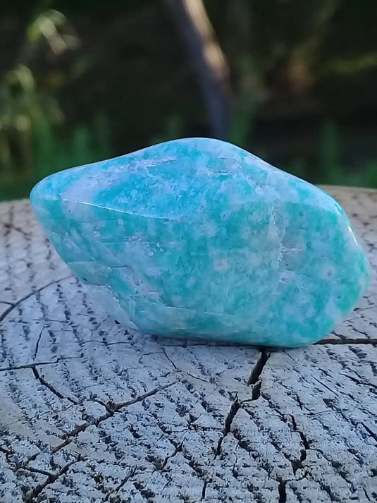 Amazonite du Canada pierre roulée Grade A++++ Amazonite du Canada pierre roulée