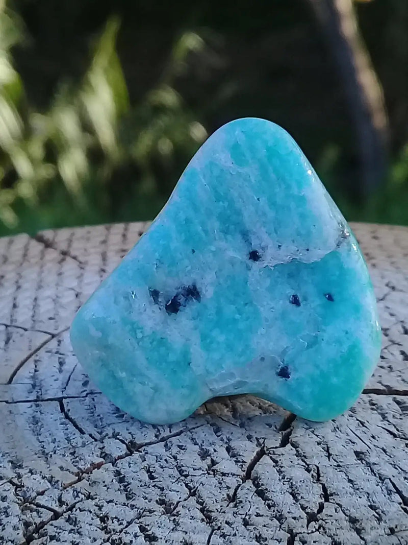 Load image into Gallery viewer, Amazonite du Canada pierre roulée Grade A++++ Amazonite du Canada pierre roulée
