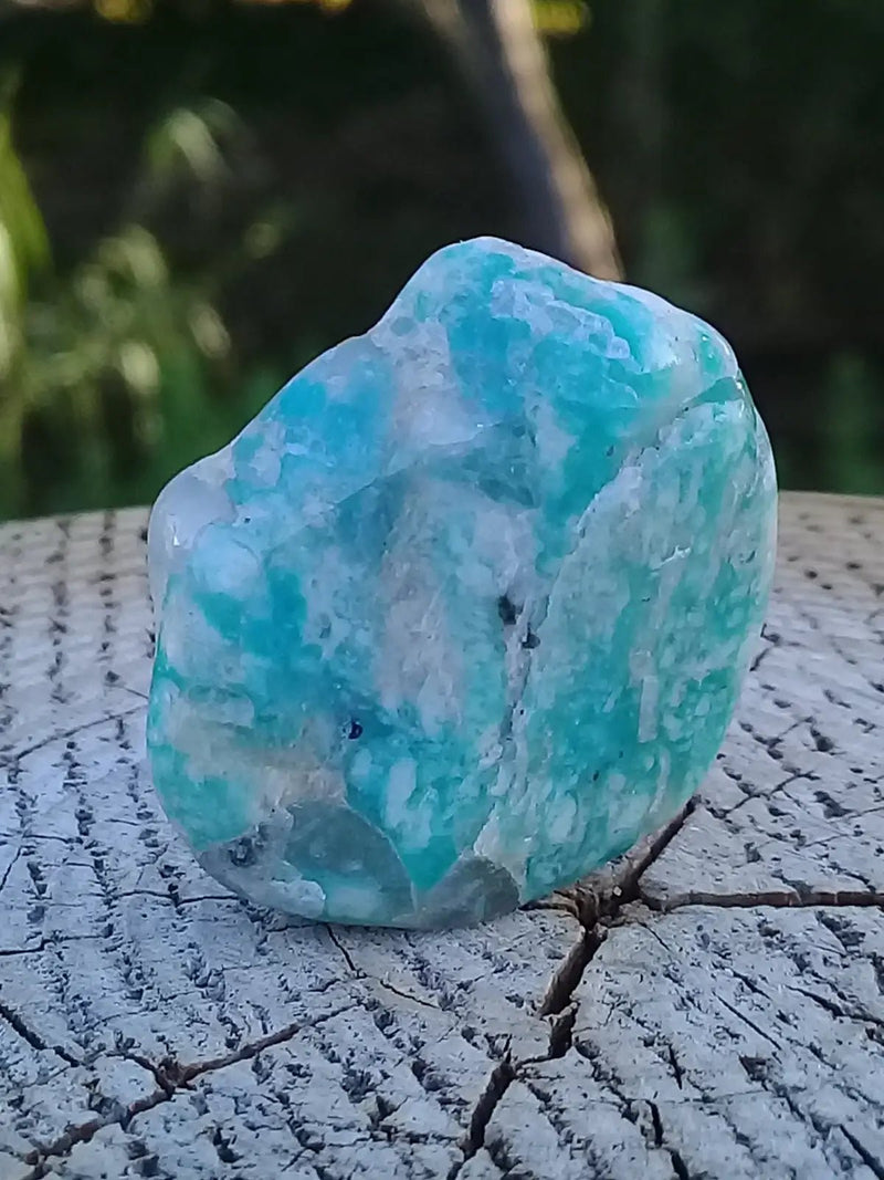 Chargez l'image dans la visionneuse de la galerie, Amazonite du Canada pierre roulée Grade A+++ Amazonite du Canada pierre roulée
