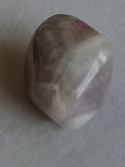 Amegreen ou Prasiolite Améthsye pierre roulée Grade A ++++ Amegreen ou Prasiolite Améthyste