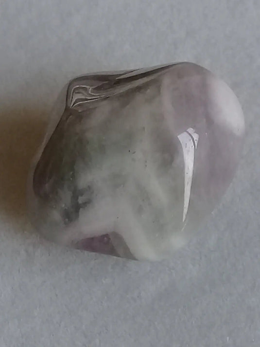 Amegreen ou Prasiolite Améthsye pierre roulée Grade A ++++ Amegreen ou Prasiolite Améthyste