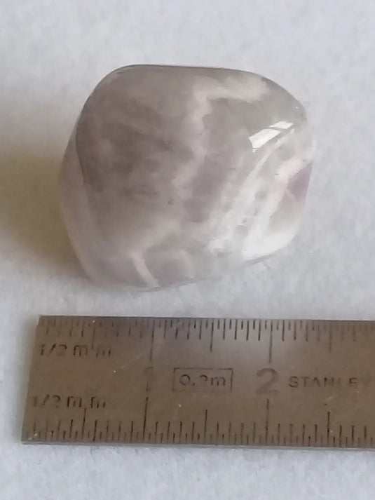 Amegreen ou Prasiolite Améthsye pierre roulée Grade A ++++ Amegreen ou Prasiolite Améthyste