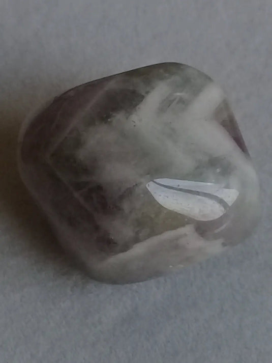 Amegreen ou Prasiolite Améthsye pierre roulée Grade A ++++ Amegreen ou Prasiolite Améthyste