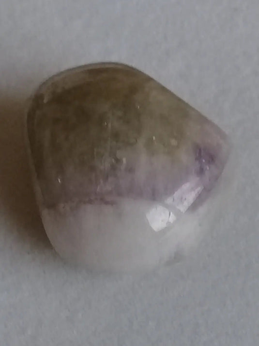 Amegreen ou Prasiolite Améthyste pierre roulée Grade A ++++ Amegreen ou Prasiolite Améthyste