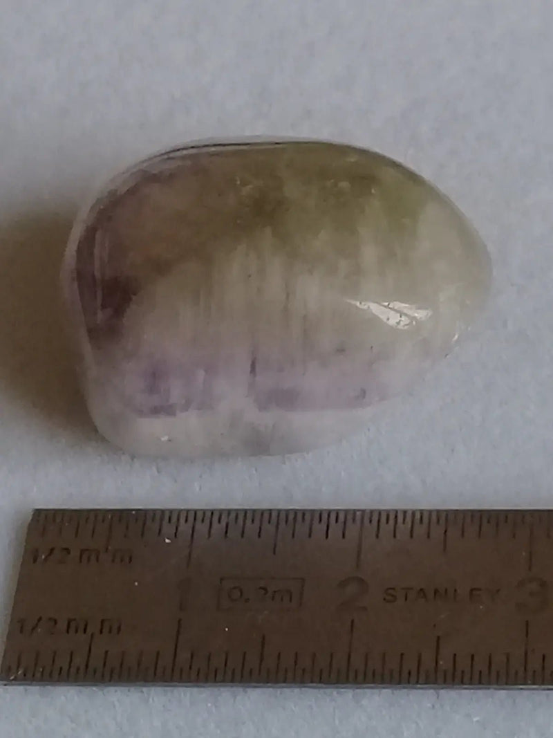 Chargez l&#39;image dans la visionneuse de la galerie, Amegreen ou Prasiolite Améthyste pierre roulée Grade A ++++ Amegreen ou Prasiolite Améthyste
