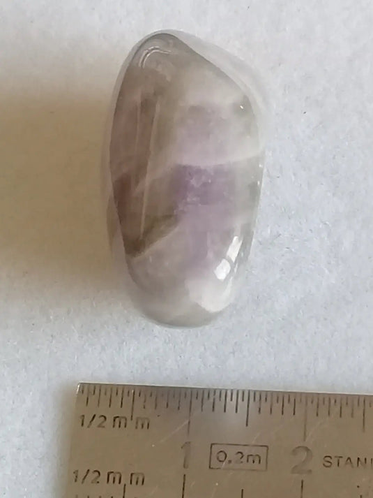 Amegreen ou Prasiolite Améthyste pierre roulée Grade A ++++ Amegreen ou Prasiolite Améthyste