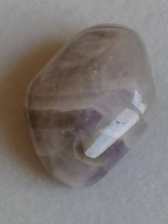 Amegreen ou Prasiolite Améthyste pierre roulée Grade A ++++ Amegreen ou Prasiolite Améthyste