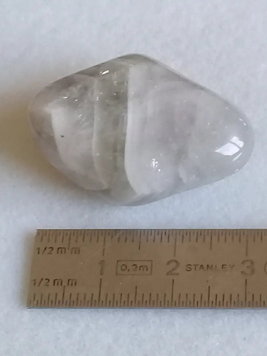 Amegreen ou Prasiolite Améthyste pierre roulée Grade A ++++ Amegreen ou Prasiolite Améthyste