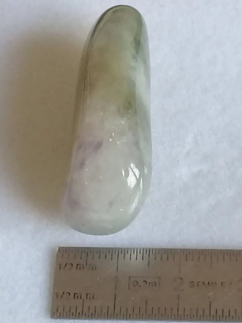 Load image into Gallery viewer, Amegreen ou Prasiolite Améthyste pierre roulée Grade A ++++ Amegreen ou Prasiolite Améthyste
